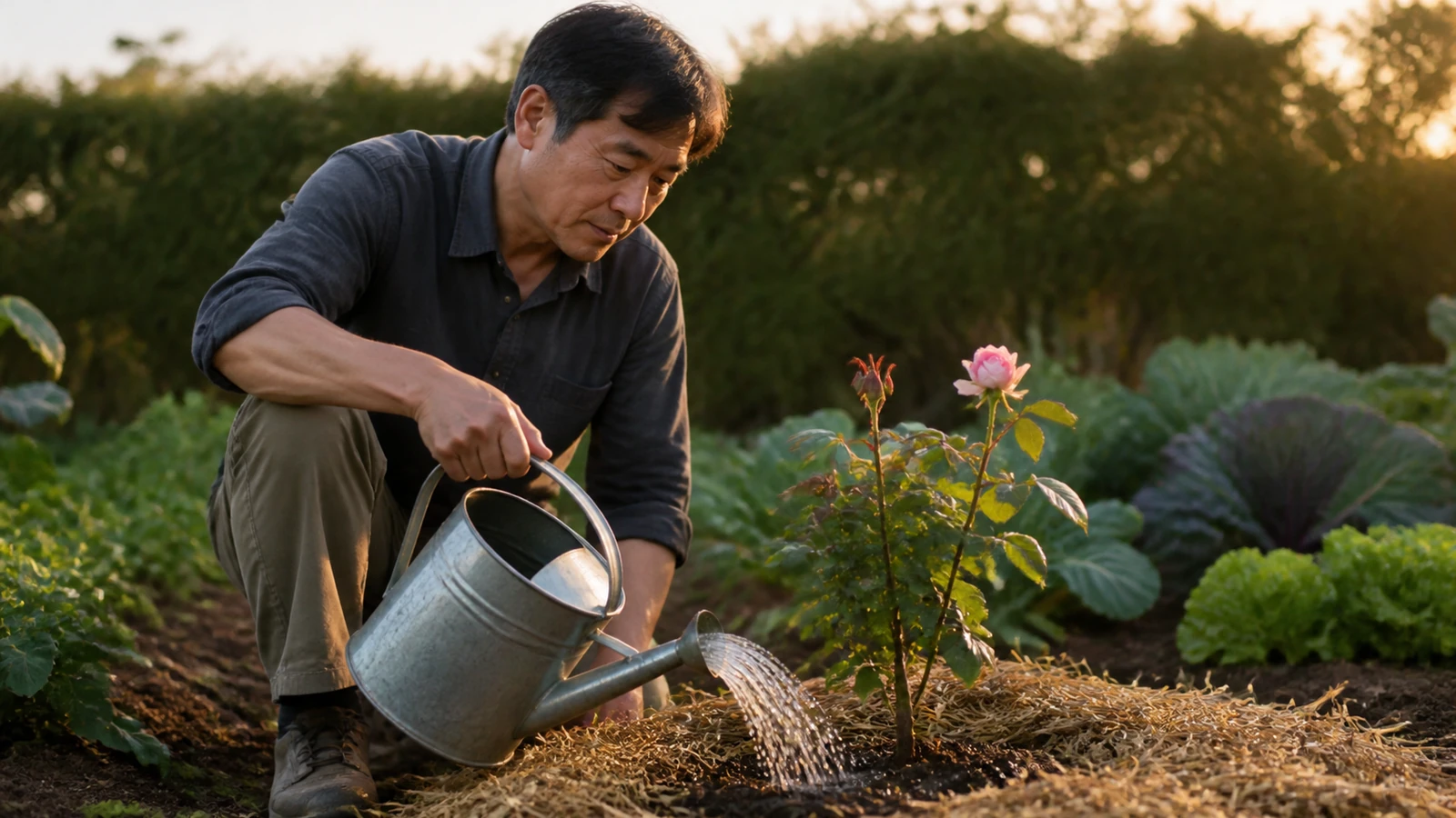 Récupérer l’eau de pluie pour arroser le jardin avec mesure — vue 3